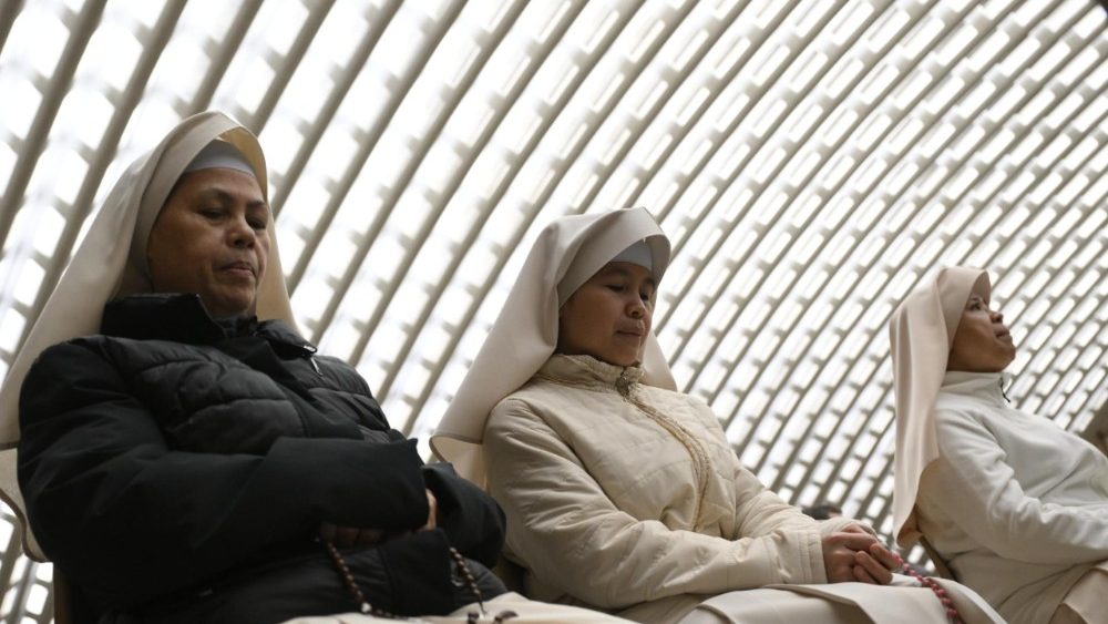 En salle Paul VI, ce mardi 11 mars.