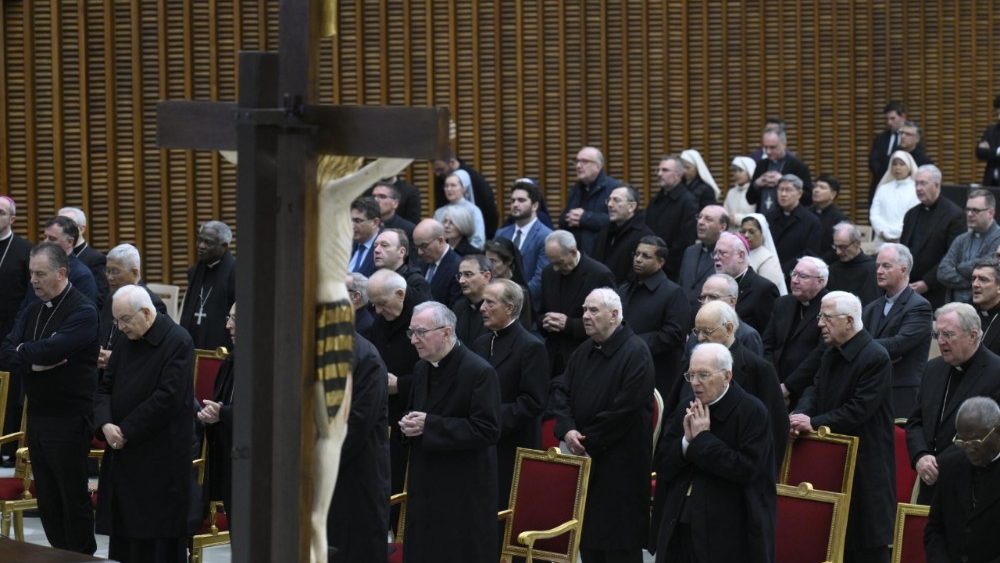 En salle Paul VI, mardi 11 mars 2025.