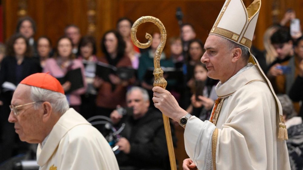 Le cardinal Mauro Gambetti. 