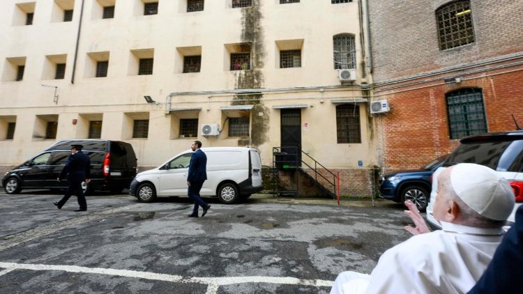  Pope Francis at Regina Coeli Prison