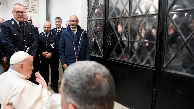  Pope Francis at Regina Coeli Prison