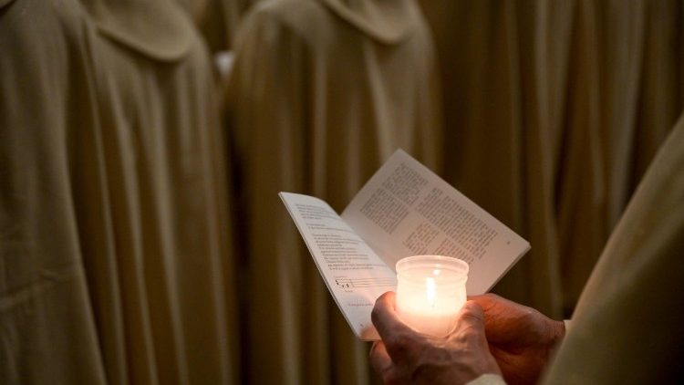 Ein Moment der Liturgie