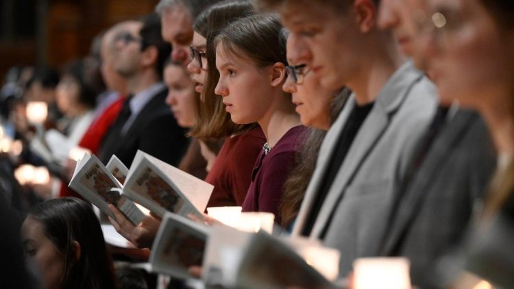 Liturgia Wigilii Paschalnej w Bazylice św. Piotra