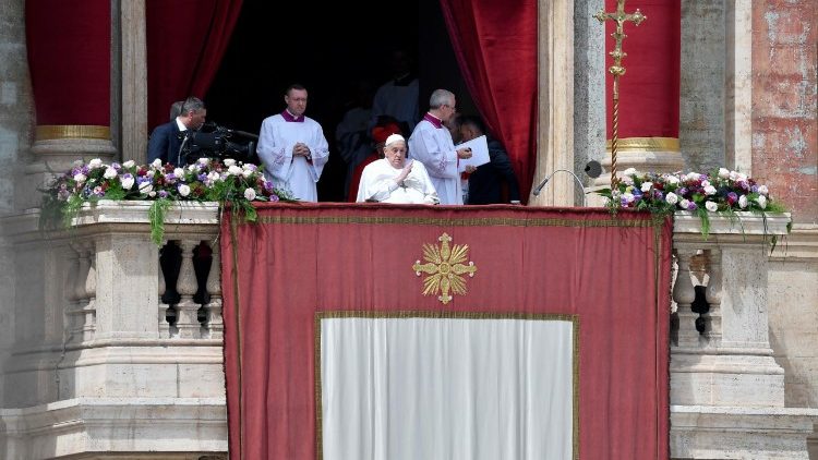 Popiežius Pranciškus 2025 metų Velykų sekmadienį