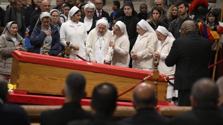 Siostry żegnają Ojca Świętego