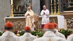 マンベルティ枢機卿による「ノヴェンディアーリ」9日目（最終日）のミサ　2025年5月4日　バチカン・聖ペトロ大聖堂