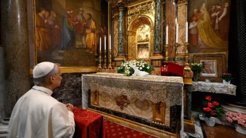 Il Papa al santuario della Madre del Buon Consiglio di Genazzano