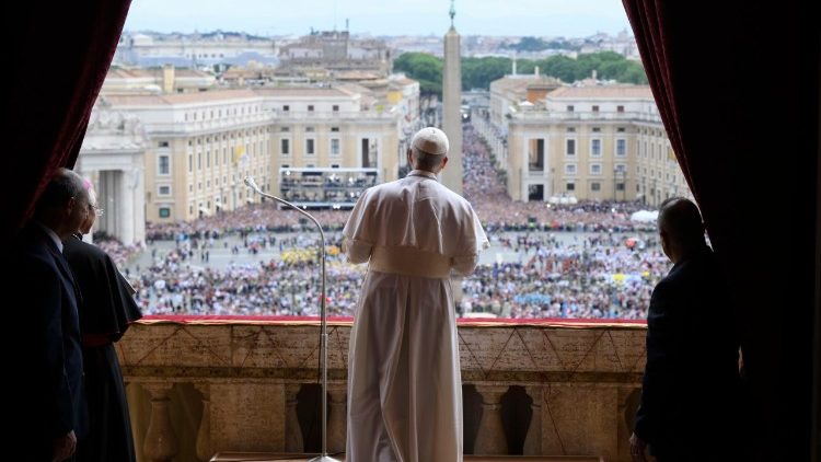 Blick von der Benediktionsloggia