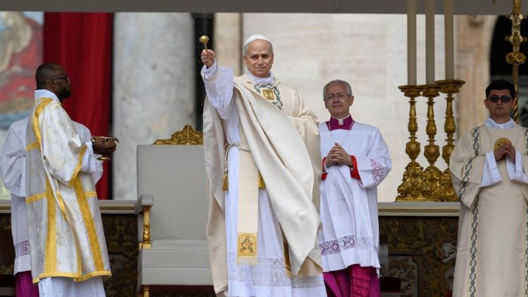 Msza św. podczas uroczystej inauguracji posługi piotrowej Biskupa Rzymu Leona XIV