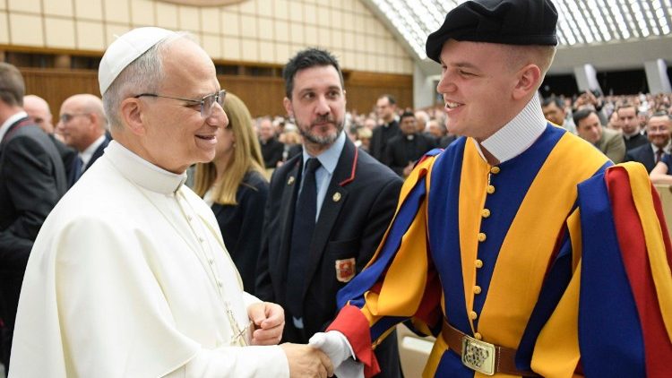 Saudaram o Papa diversas categorias de funcionários vaticanos