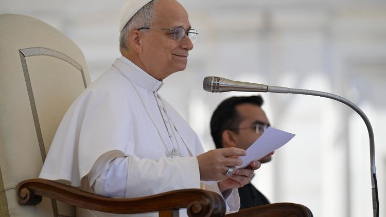 教皇レオ14世　2025年5月28日の一般謁見　バチカン・聖ペトロ広場