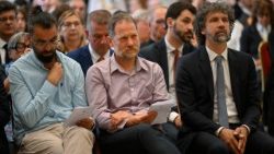 Mazo i Aziz podczas auciendji z Papieżem Leonem XIV