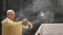 Papež Lev XIV. ve Vatikánské bazilice v sobotu 31. května