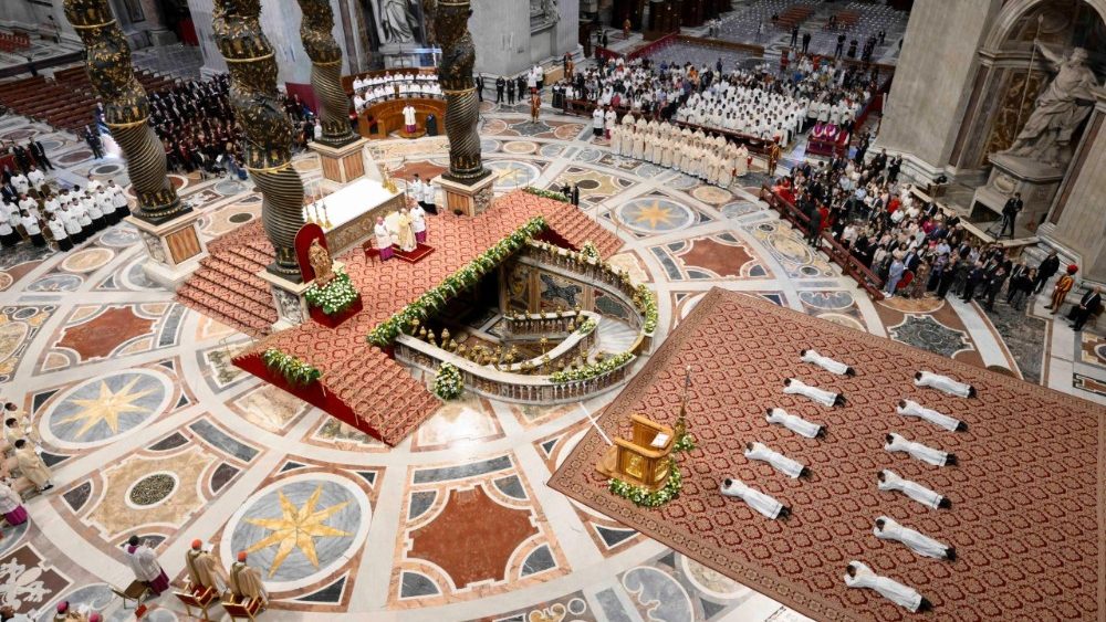 Папа Леў XIV узначаліў прэзбітэрскае пасвячэнне ў Саборы Святога Пятра