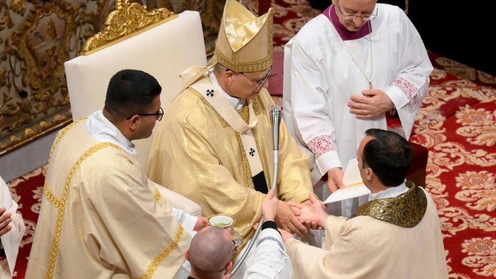 Папа Леў XIV узначаліў прэзбітэрскае пасвячэнне ў Саборы Святога Пятра