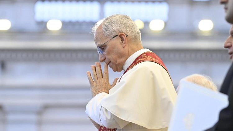 Papież Leon XIV podczas jednego ze spotkań Roku Świętego