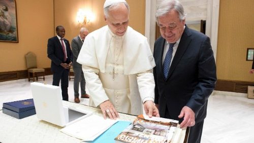 Papst empfängt UN-Generalsekretär Guterres im Vatikan