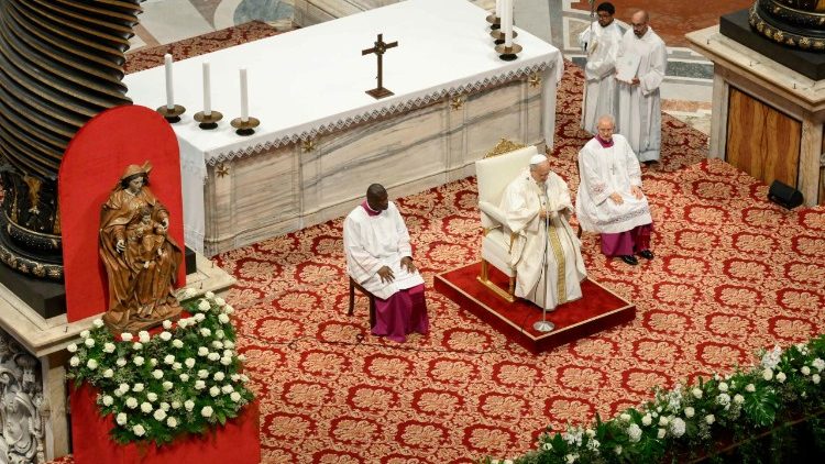 Misa ya Papa katika Kanisa Kuu la Vatican