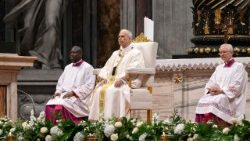 教宗良十四世在梵蒂岡為體育界的禧年慶典主持彌撒