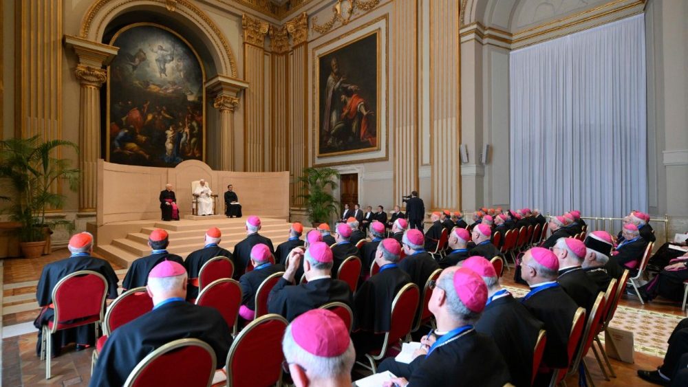 Аўдыенцыя для Канферэнцыі Біскупаў Італіі
