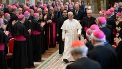 Аўдыенцыя для Канферэнцыі Біскупаў Італіі