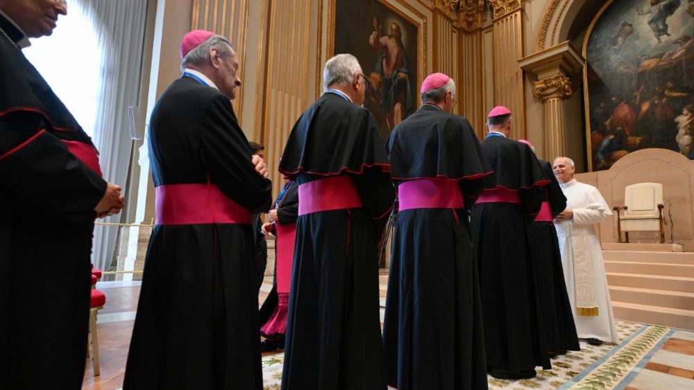 Аўдыенцыя для Канферэнцыі Біскупаў Італіі