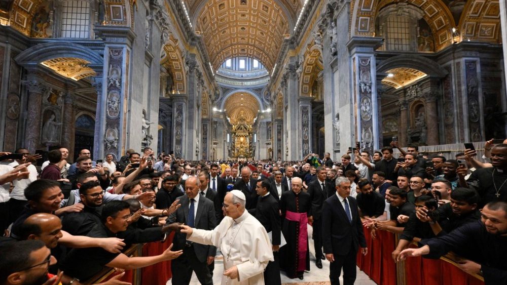 Jubileum seminaristů ve Vatikánské bazilice