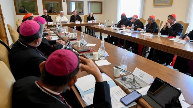 2025.06.26 Takim Papës me Anëtarët e Këshillit të Rregullt të Sekretarisë së Përgjithshëm të Sinodit