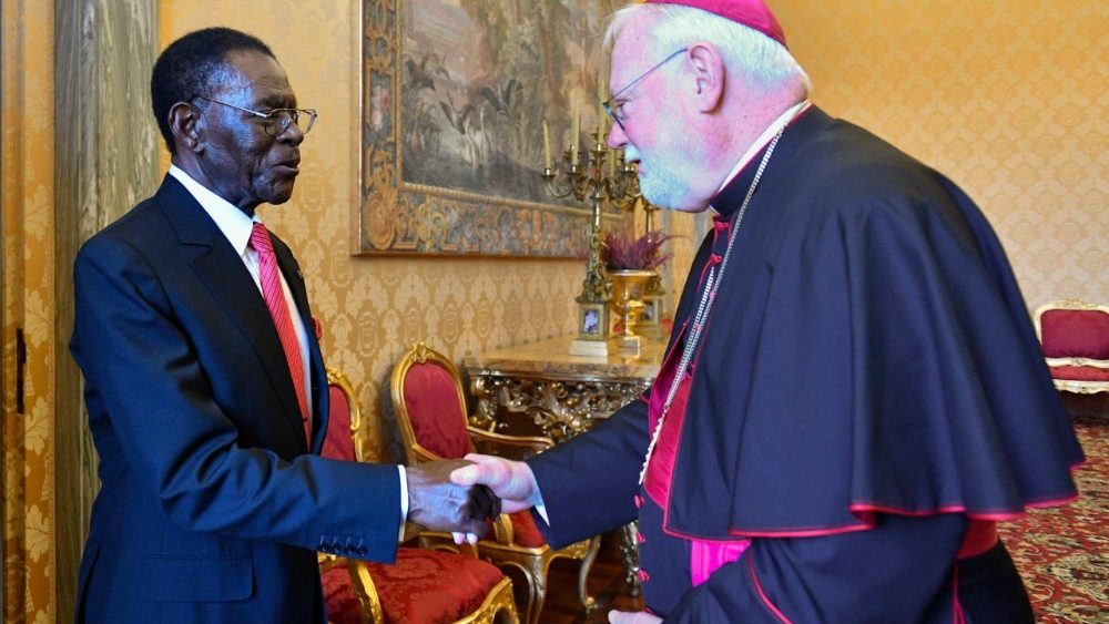 Падчас візіту прэзідэнта Экватарыяльнай Гвінеі ў дзяржсакратарыят