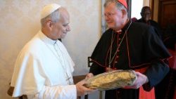 2025.07.01 Em.mo Card. Jaime Spengler, Card. Filipe Neri Antonio Sebastiao do Rosario Ferrao, Card. Fridolin Ambongo Besungu e Mons. Lizardo Estrada Herrera