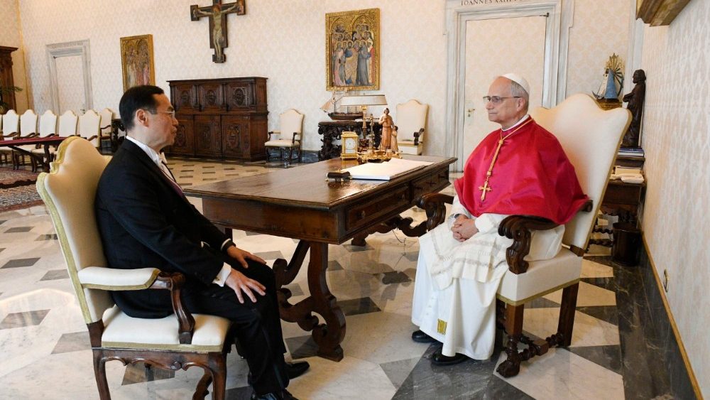 La papa Leon XIV, ambasadorul Chinei (Taiwan) pe lângă Sfântul Scaun, Anthony Chung-Yi Ho