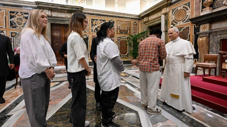 папата с поклонниците