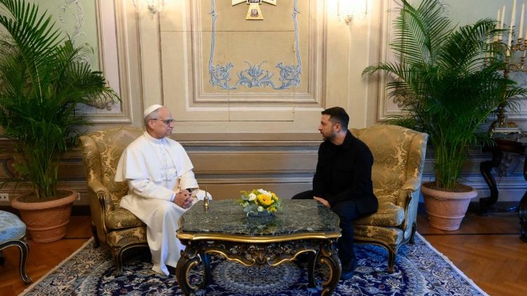 Prezydent Ukrainy powiedział, że liczy na pomoc Leona XIV w kwestii rozm&oacute;w pokojowych