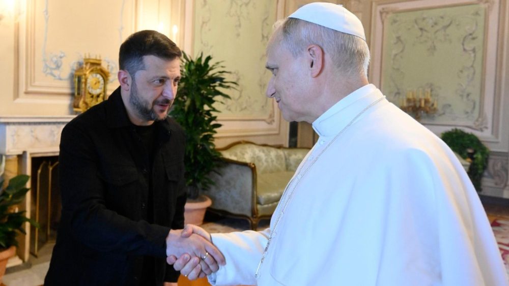 Leon al XIV-lea a primit vizita președintelui ucrainean Volodymyr Zelenski