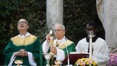 Papst Leo feiert erstmals die Heilige Messe zum Schutz der Schöpfung: 9. Juli 2025, Borgo Laudato si in Castel Gandolfo