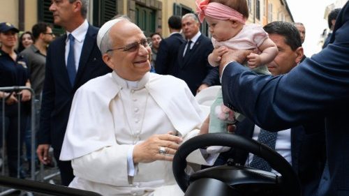 Un borgo in festa per salutare il Papa