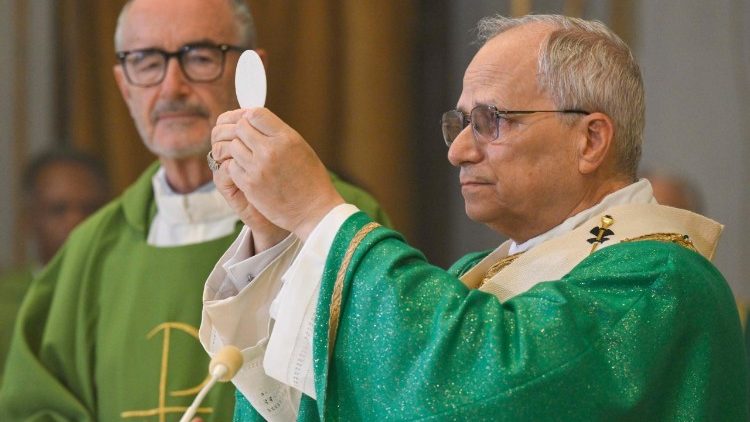  कस्तल गंदल्फो में संत पापा लियो 14वें का मिस्सा बलिदान