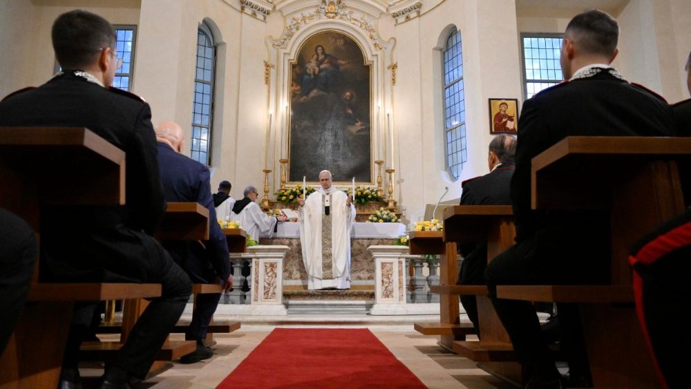 2025.07.15 Santa Messa presso la Caserma dei Carabinieri di Castel Gandolfo
