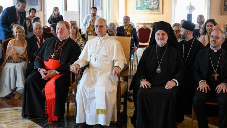 Leon XIV z uczestnikami ekumenicznej pielgrzymki prawosławno-katolickiej ze Stanów Zjednoczonych