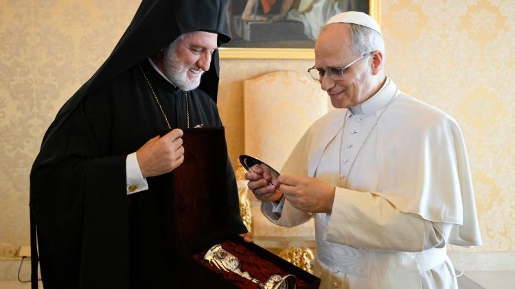 Pope Leo and Metropolitan Elpidophoros
