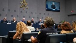 Archbishop Rino Fisichella presenting the outline for the Jubilee of Youth