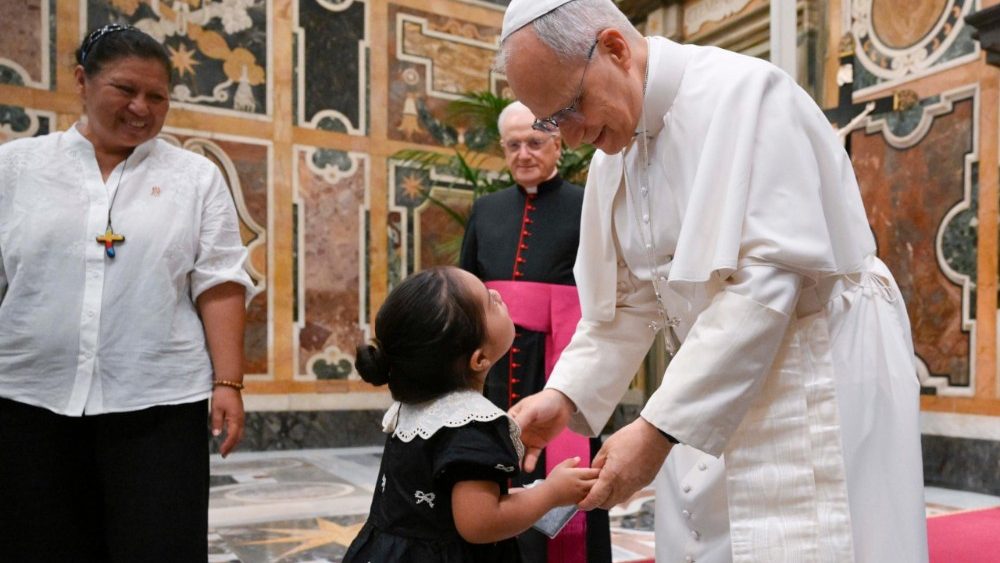 Папская аўдыенцыя для ўдзельнікаў Юбілею моладзі з Перу