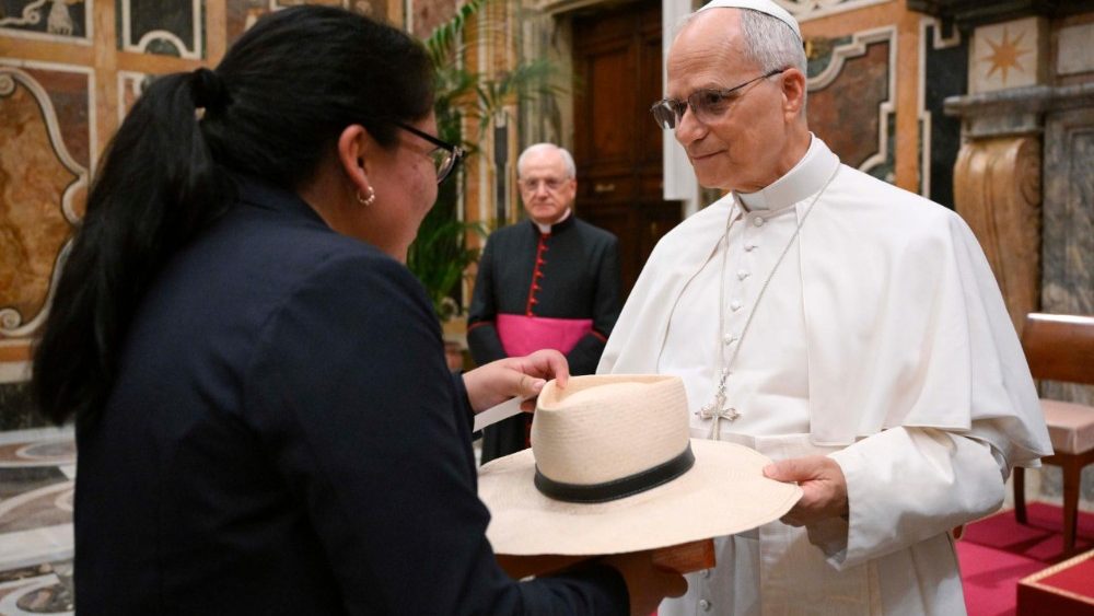 Папская аўдыенцыя для ўдзельнікаў Юбілею моладзі з Перу