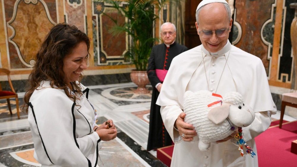 Папская аўдыенцыя для ўдзельнікаў Юбілею моладзі з Перу