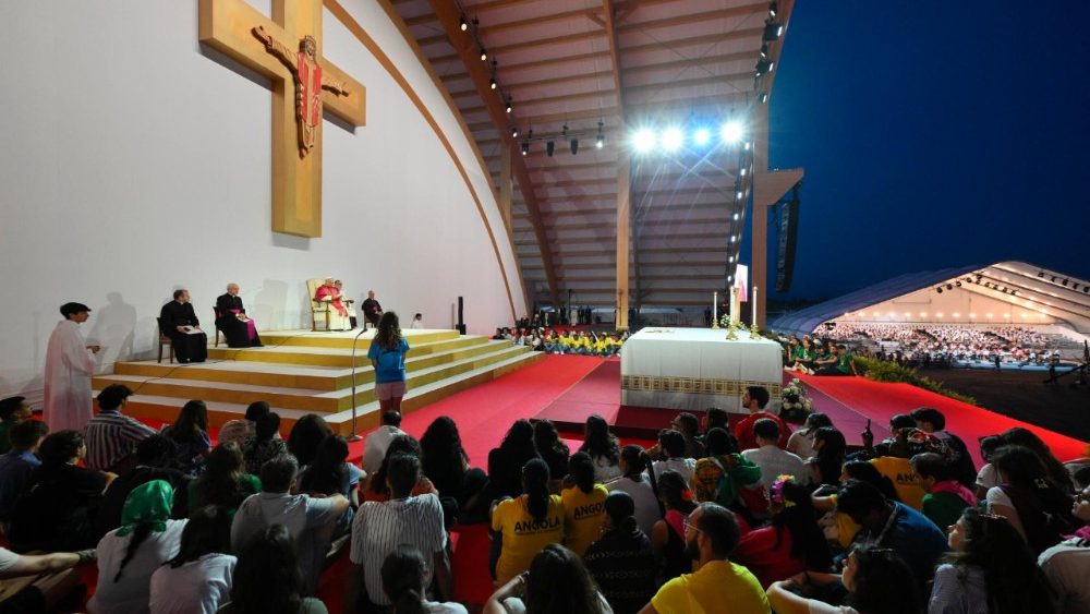 Малітоўнае чуванне з Папам у рамках Юбілею моладзі