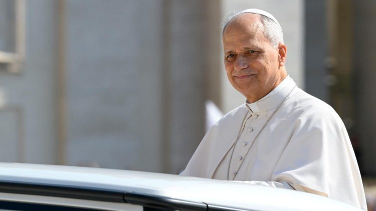 Pope Leo XIV at the weekly General Audience on August 6, 2025