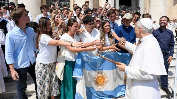 Mladí poutníci z Argentiny