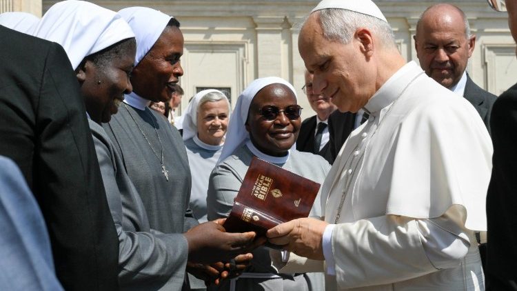 Papa Leone XIV all'udienza generale del 6 agosto 