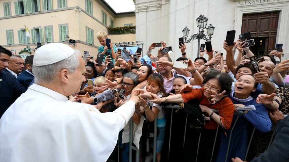 Papa Leon al XIV-lea la Sfânta Liturghie din 15 august 2025 la Castel Gandolfo