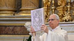 Papież podczas Mszy św. odprawionej w Castel Gandolfo